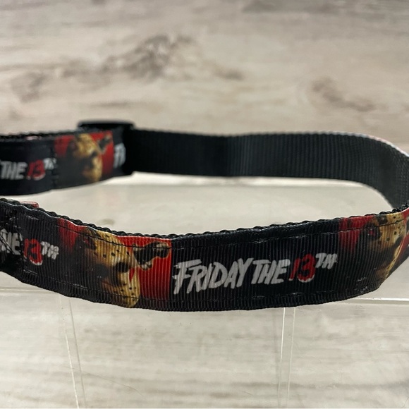 Friday The 13th Dog Collar With Reflective Clip Halloween Adjustable 19.5-11.5” - Picture 4 of 10